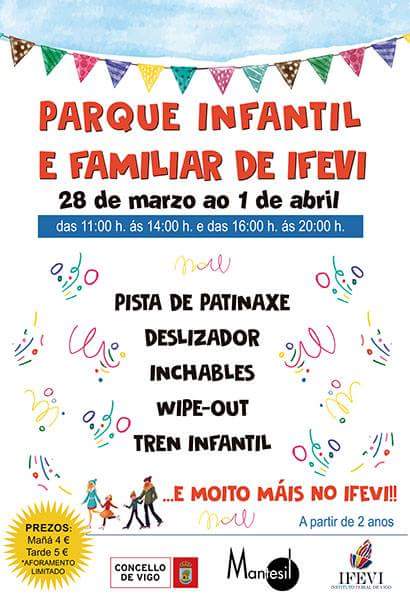 Parque infantil en IFEVI esta Semana Santa