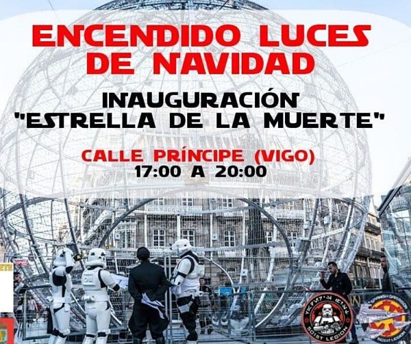 Encendido navideño para los Fans de Star Wars en Vigo