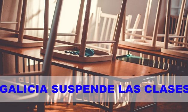 Galicia suspende las clases desde el lunes