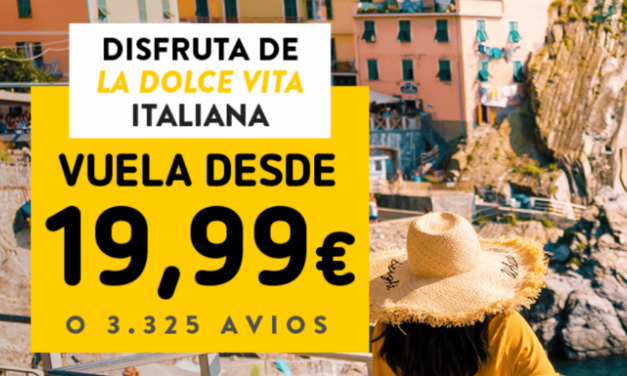 ¡Solo 3 días ! Vuelos desde 20 euros