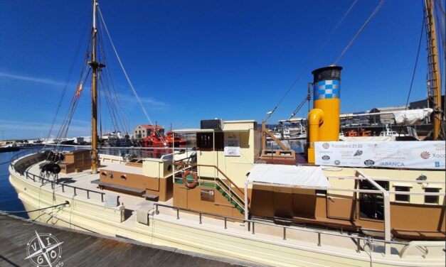 El Hidria II, el único barco de vapor de España se puede visitar en Vigo