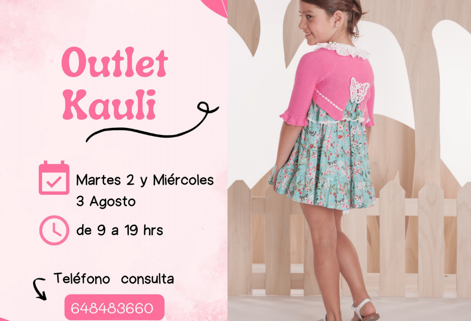 ¡ Solo dos días! Outlet de Kauli