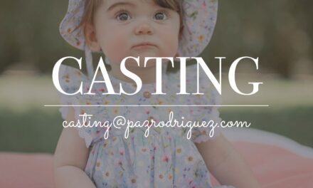 Nuevo Casting para bebes y niños de Paz Rodriguez