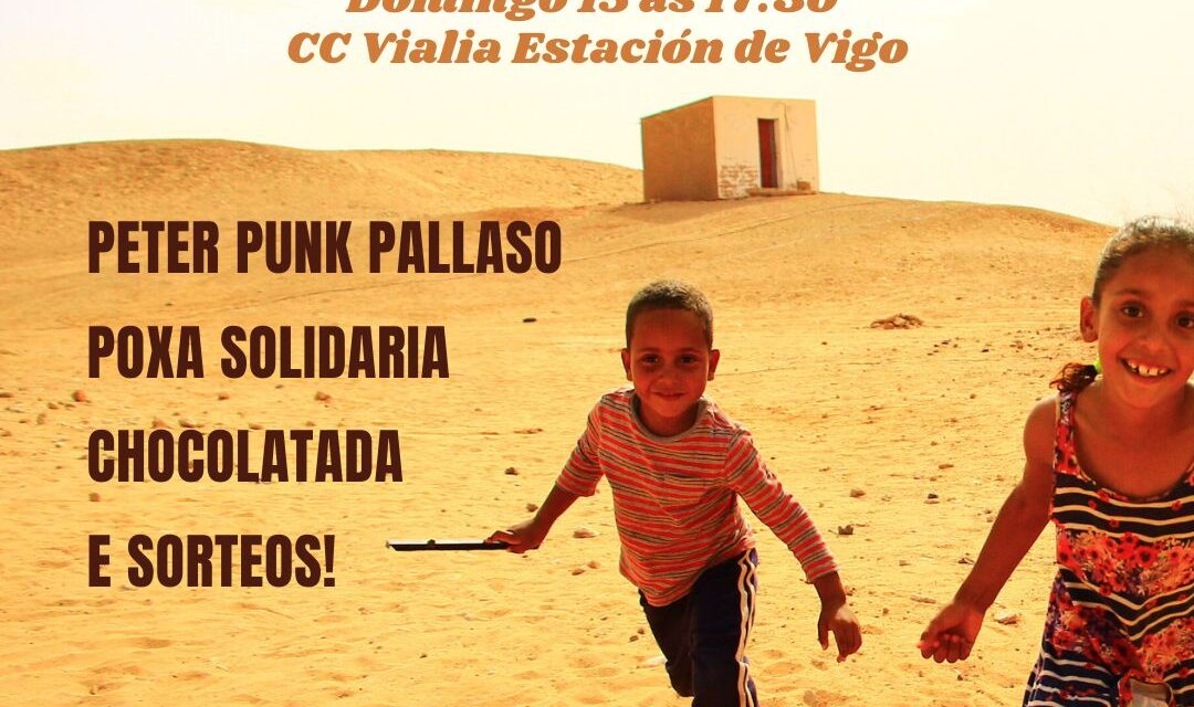Colegios de Vigo y Peter Punk protagonista del evento solidario por el pueblo saharaui