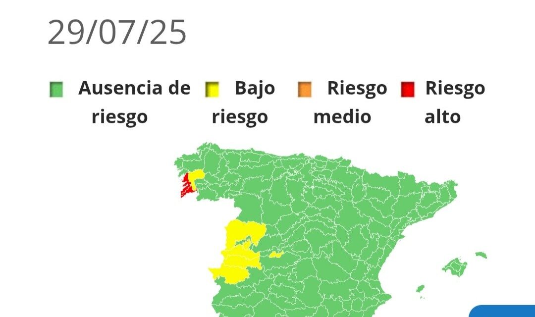 Alerta por calor en las Rías Baixas: Galicia, en el punto de mira del Ministerio de Salud