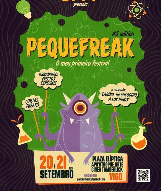 Cine fantástico para peques: Vigo acoge el festival Pequefreak los días 20 y 21 de septiembre