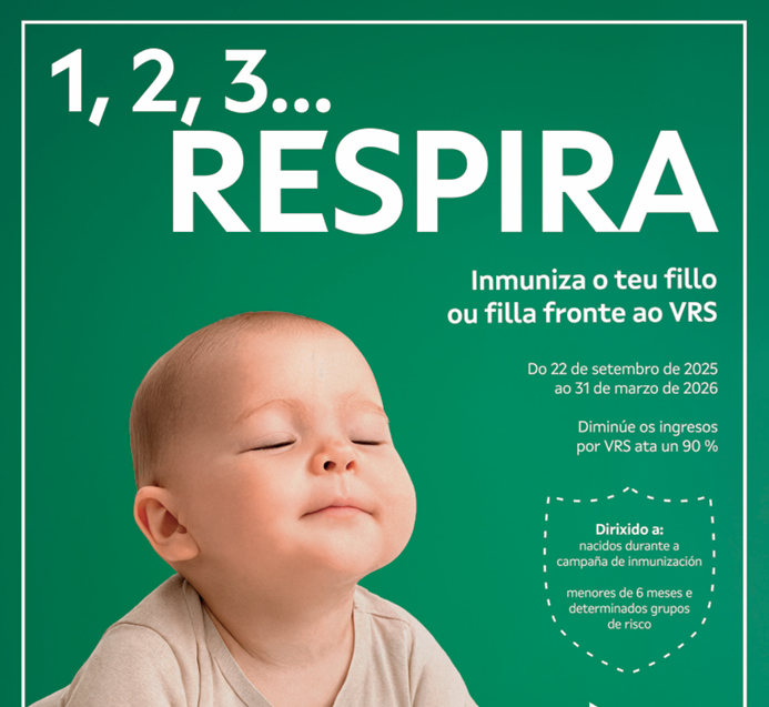Campaña de vacunación frente a la bronquiolitis en Galicia