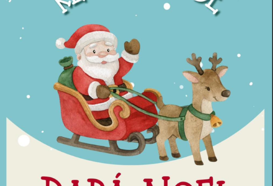 Moaña celebra el tradicional recorrido de la comitiva de Papá Noel el 24 de diciembre