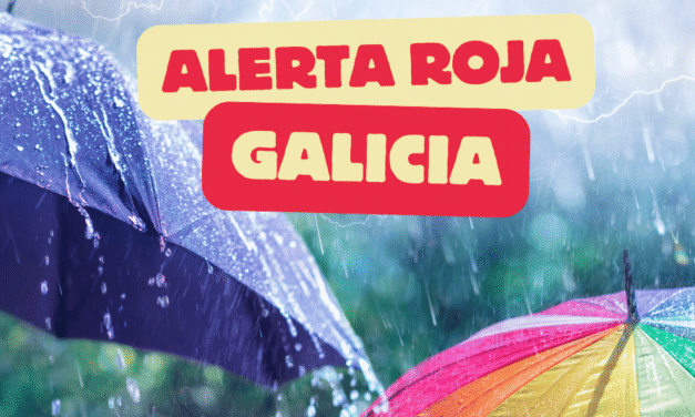 Alerta roja por lluvias: se suspenden las clases en el interior de Pontevedra