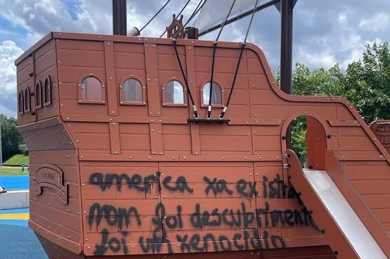 Vandalizan la réplica de la carabela Santa María en el parque de Ánkar