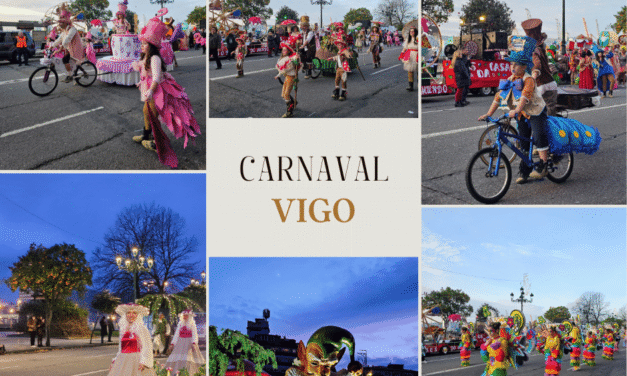 Vigo vibra con un desfile de comparsas marcado por el esfuerzo, la creatividad y el ambiente familiar