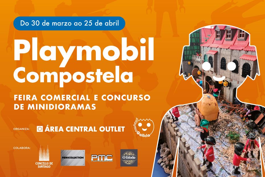Playmobil Compostela: exposición gratuita y feria para coleccionistas