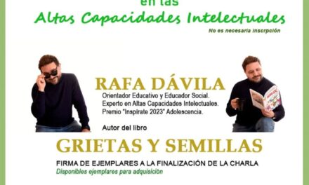 Rafa Dávila ofrece una charla sobre altas capacidades en la UNED de Pontevedra