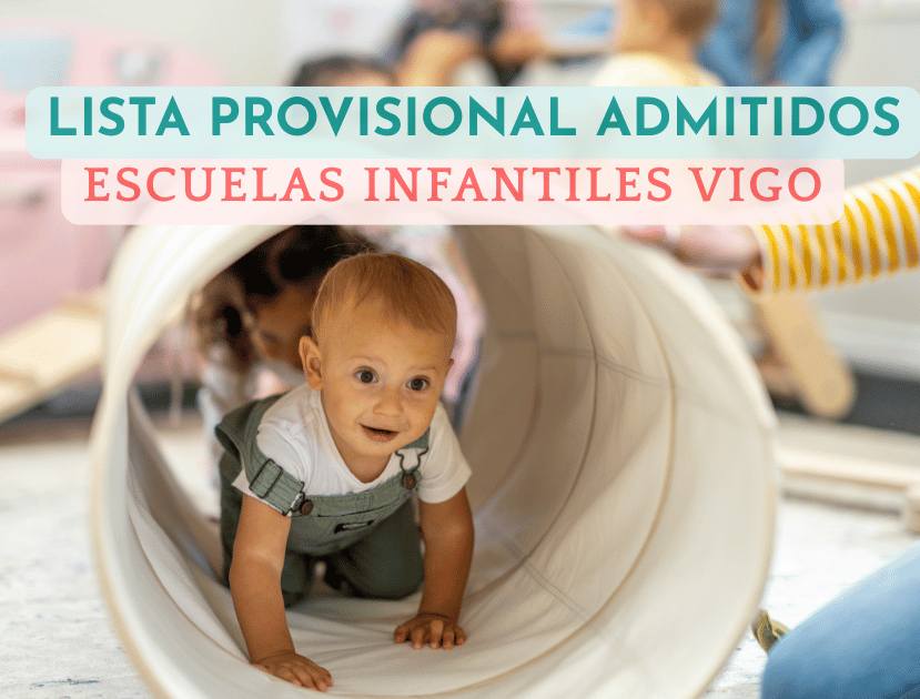 Escuelas Infantiles del Concello de Vigo: listados provisional de admitidos