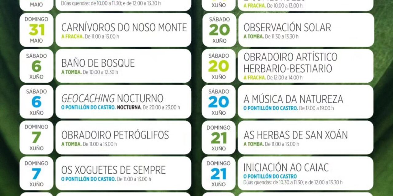 El plan familiar del verano en Pontevedra está en el monte (y es gratis)