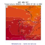 Alerta por calor en Galicia, en el punto de mira del Ministerio de Salud