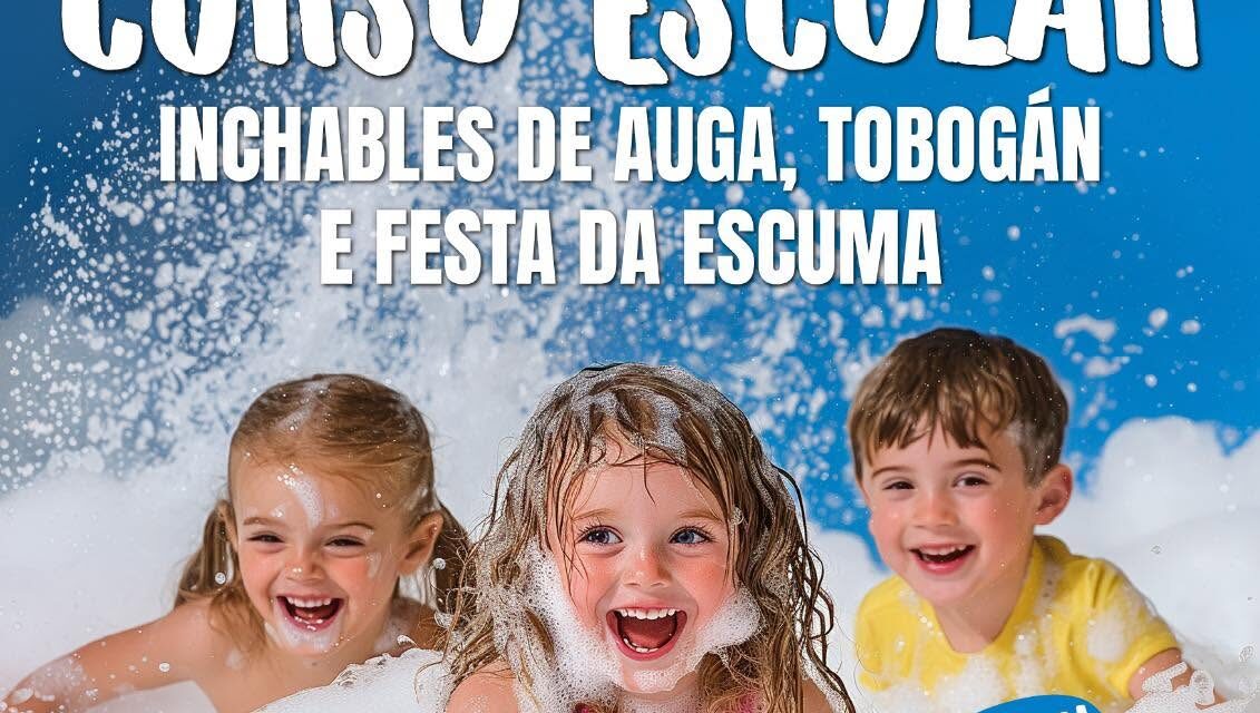 Fiesta acuática y de la espuma en O Porriño