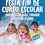 Fiesta acuática y de la espuma en O Porriño