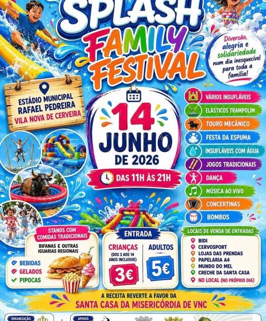 Fiesta de la espuma, hinchables y música: así será el Festival Familiar Splash