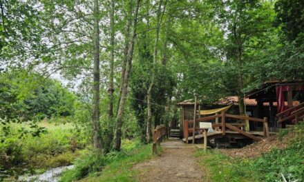 Área recreativa de Lores en Meaño y ruta de los molinos