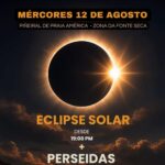 Nigrán invita a vivir el eclipse solar y las perseidas en una misma noche