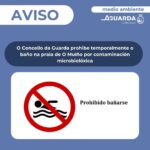 Prohibido el baño en la playa de O Muíño, en A Guarda, por contaminación microbiológica