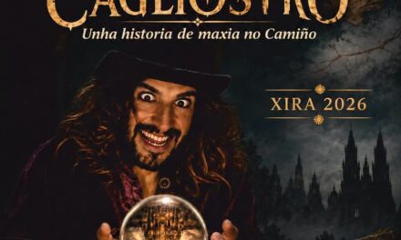 Cagliostro, un espectáculo de magia en el Camino de Santiago que llega a Ponteareas, Vilagarcía y Portonovo